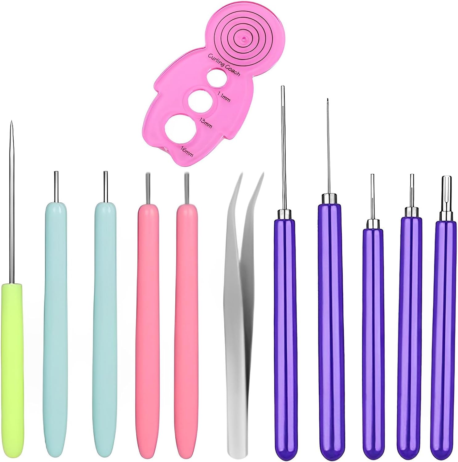 12Pcs Quilling Tool, Quilling Tools, Paper Bead Roller Tool, Paper Bead