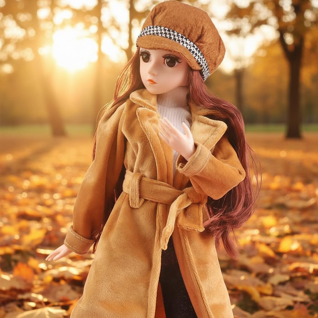 Amazon.com: UCanaan BJD Dolls 1/4 SD Doll 18 Inch 18 Ball Jointed