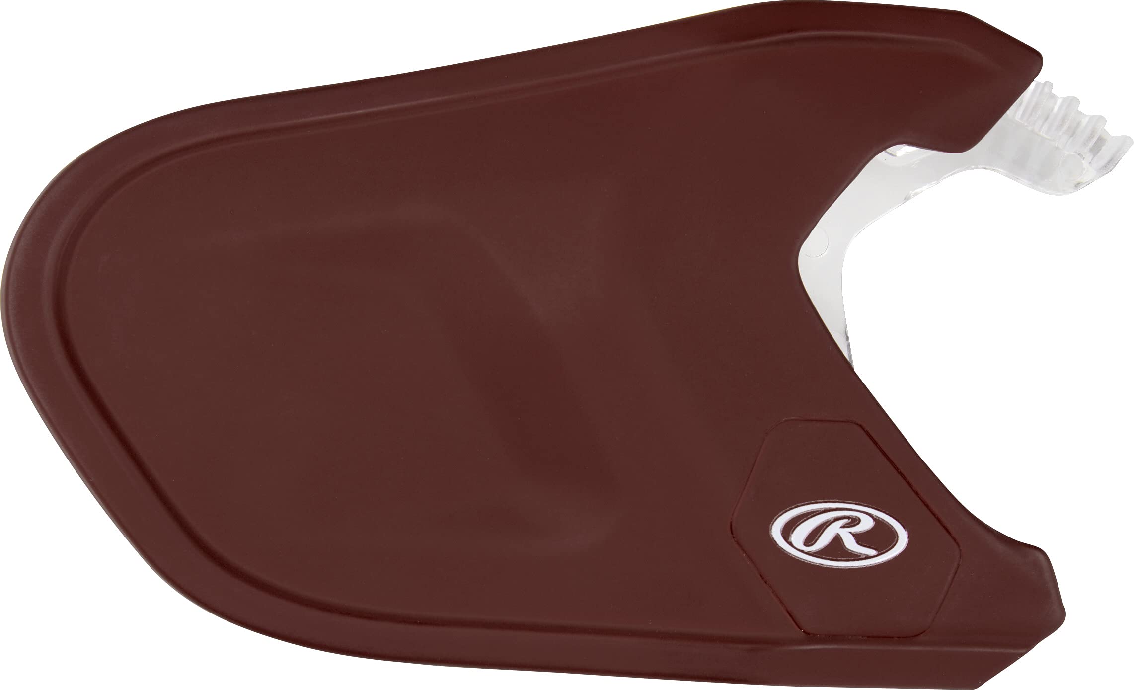 Rawlings | MACH Adjust Extension Piece | Adjustable Face Guard |Matte Cardinal | Left-Handed Batter