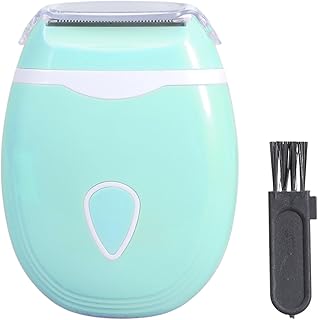 Hkfgdjdl Afeitadora eléctrica para mujer, funciona con pilas, depiladora para piernas, cara, brazos, bikinis, axilas, vello púbico
