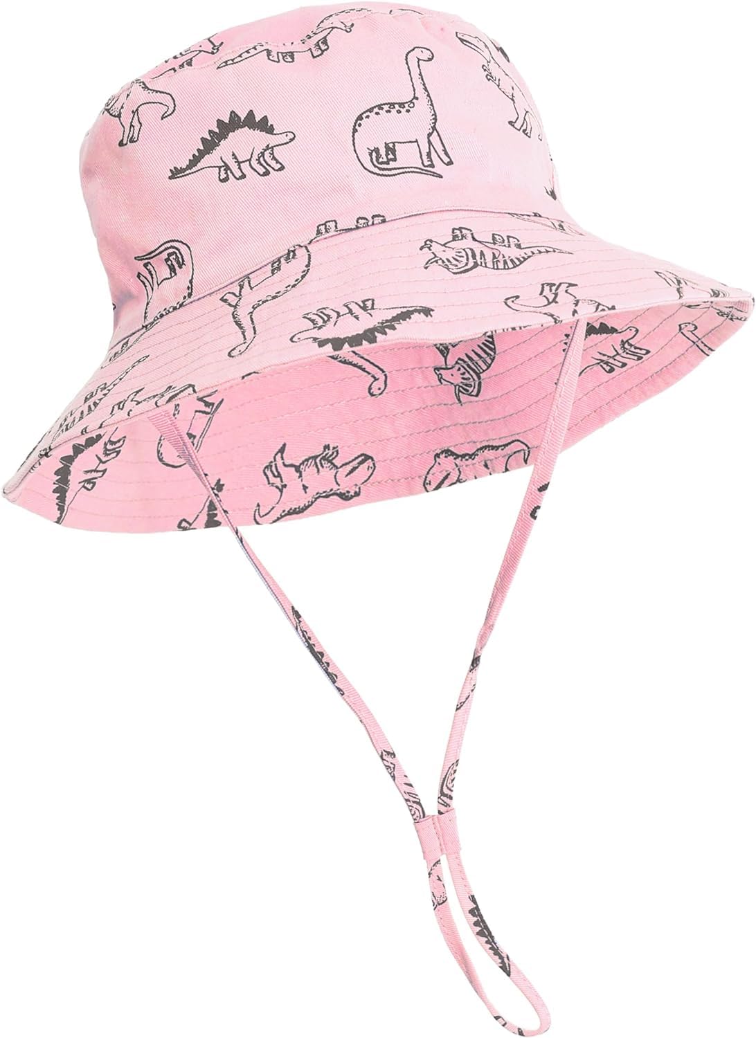 DRESHOW Baby Sun Hat Toddler Sun Protection Animal Cap Unisex Summer Bucket Hat with Chin Strap UPF 50+ — view 10