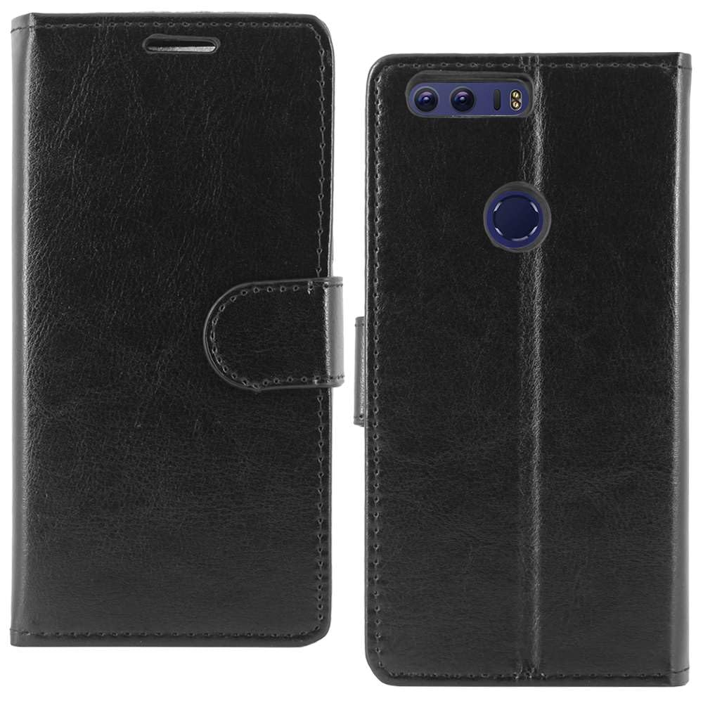 Cover Oppo Find X5 Lite Custodia Portafoglio Libro Flip + Vetro Temperato, Nero 3662210897787