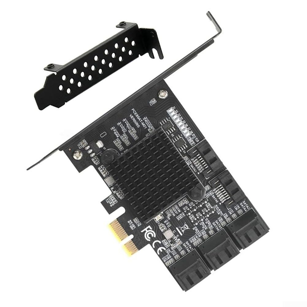 Scheda Controller per sata 8 per porte Chipset Marvell Scheda