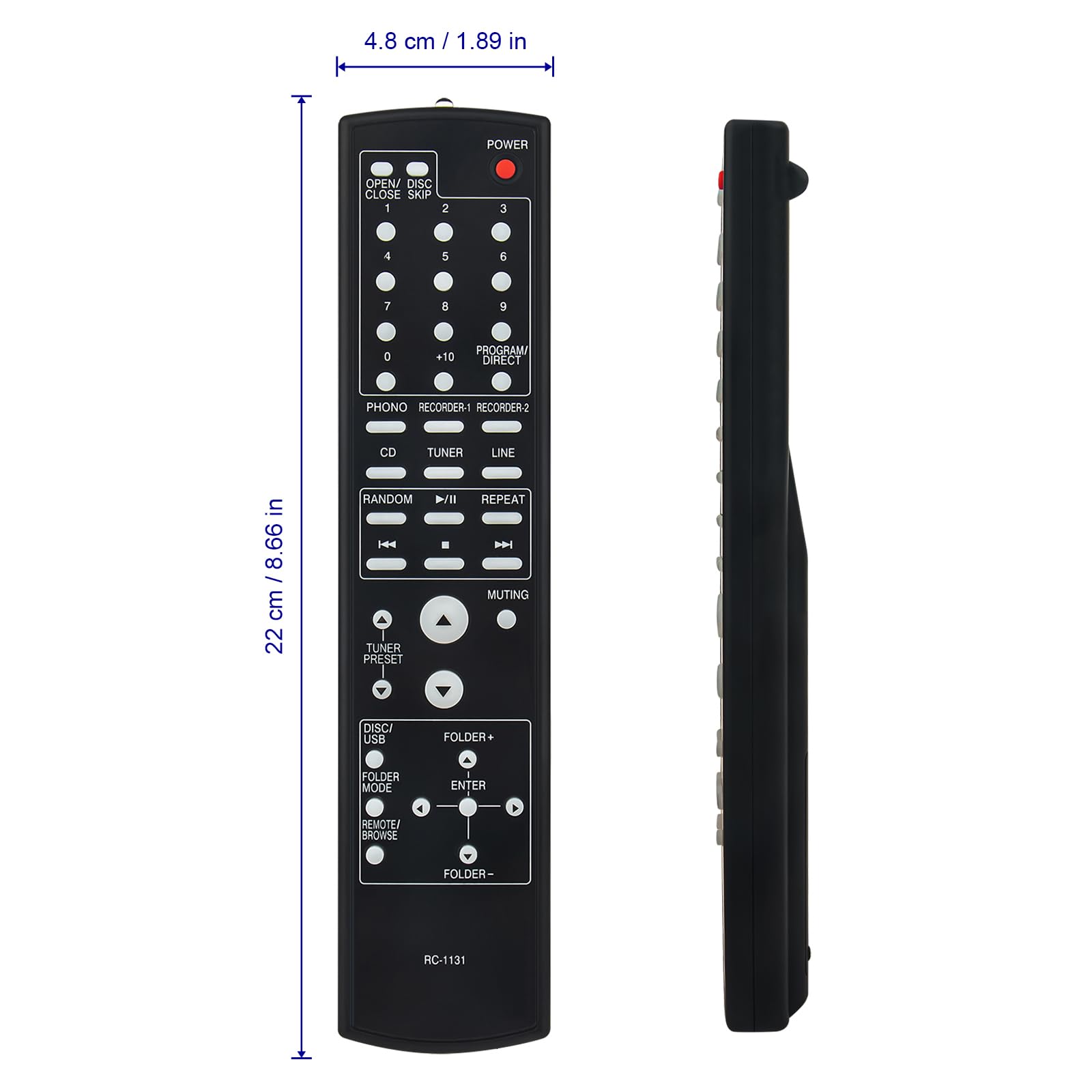 Amazon.com: ECONTROLLY RC-1131 Replace Remote Control Compatible