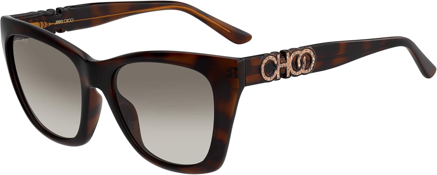 JIMMY CHOO Cat Eye Sunglasses Rikki/G/S 086HA Dark Havana 55mm