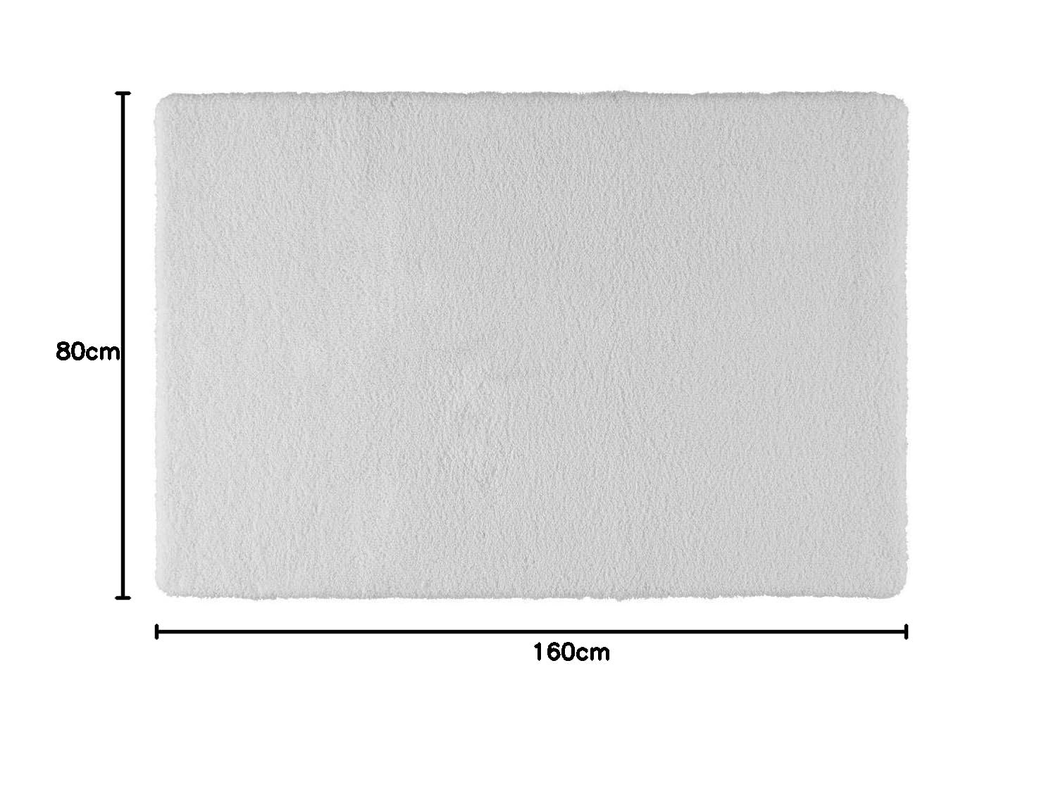 Rhomtuft Badteppiche Square Weiss - 01