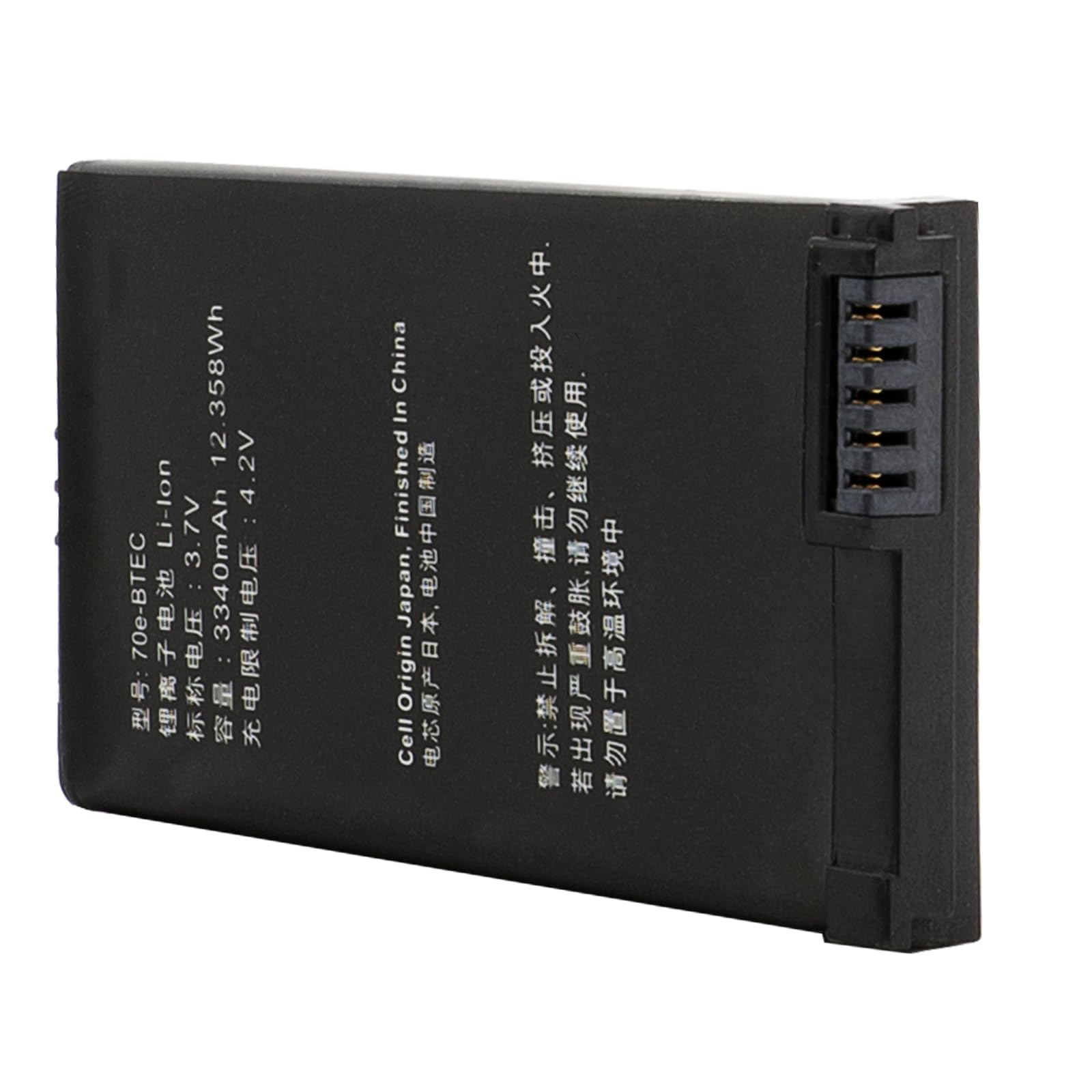Batería compatible con Honeywell Dolphin 60S-Batt-1, 70e-BTEC, BAT-EXTENDED-01, Li-Ion 3340 mAh conexión para Dolphin 60s, 70e, 75e