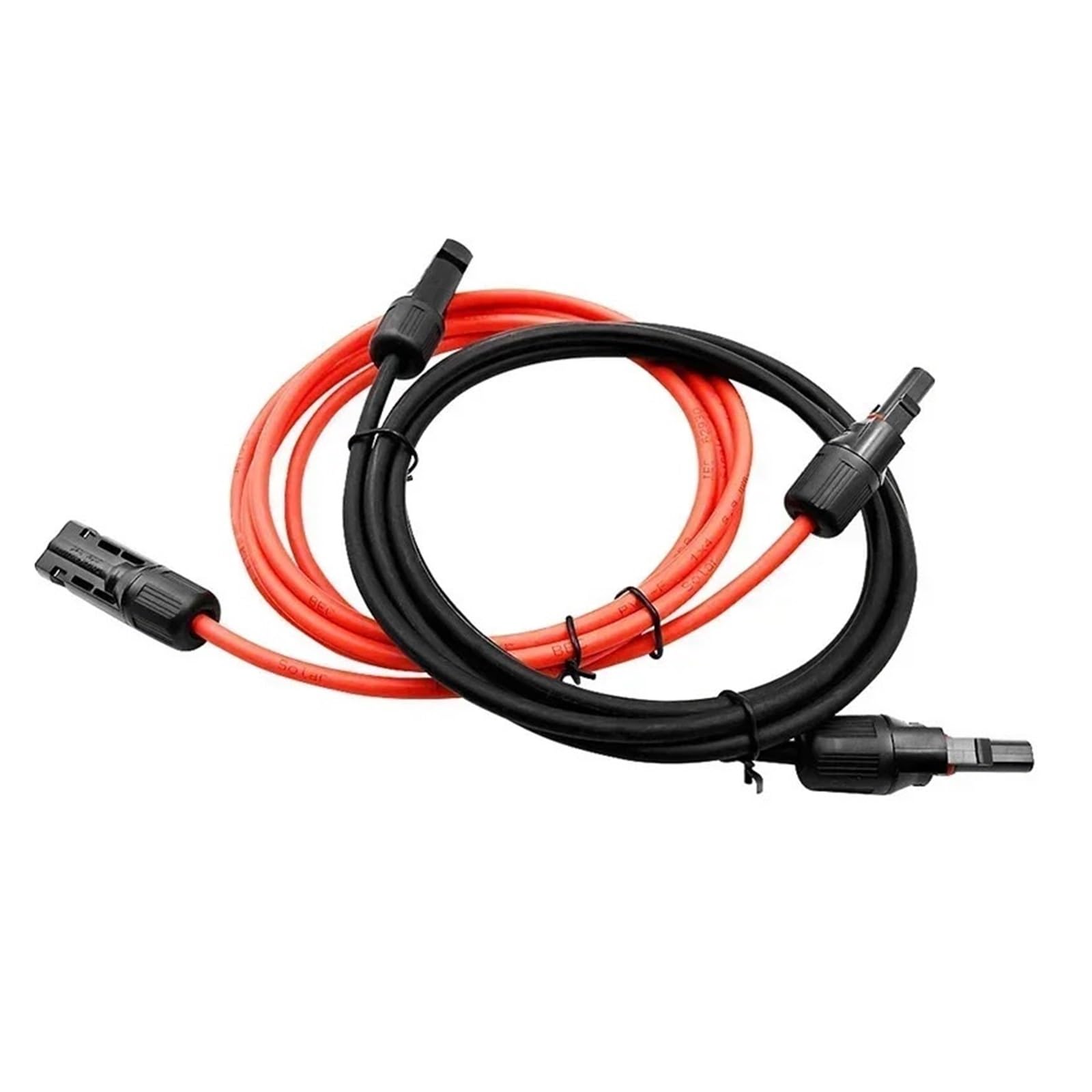 Wtyczka i gniazda z kablem przedłużacz do panelu słonecznego, kabel przyłączeniowy PV z wtyczką, 2,5/4/6 mm2, 14 12 10 AWG, ocynkowany przewód miedziany (2,5 mm 2-14AWG_2M)