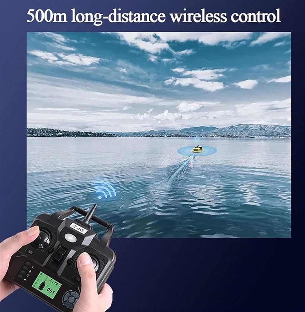 Łódka zanętowa z GPS, zdalnie sterowana inteligentna łódka wędkarska o długości 500m z podwójnym śmigłem i akumulatorem 10000mAh, wodoodporna łódź rybacka, zestaw 16 stanowisk wędkarskich, obciążenie