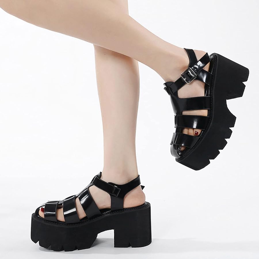 Amazon.com | Optigard Women's Leather Platform Closed Toe