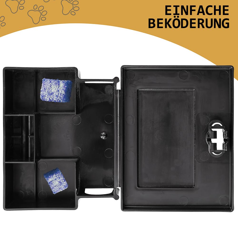 30 x Mausefalle Mäuse Maus Garten Köder Box Koederbox Köderbox Köderstation für Mäusegift Maeuse Mäuseköderbox Gift Koeder Wühlmaus Vertreiben Schlüssel Petigi