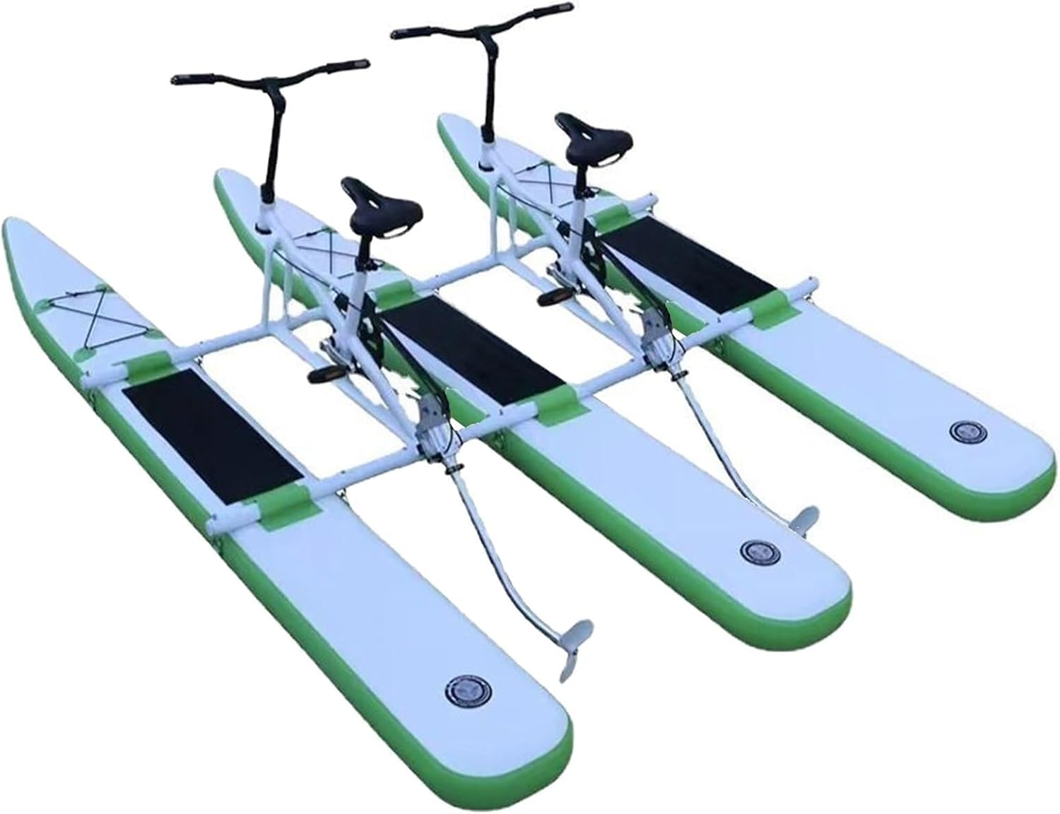 Inflatable Fishing Boats Inflatable Pedal Boats, Inflatable Bikes On The Lake, Pedal Kayaks Pedal Bike Boats Enjoy Water and Fishing(Double)
