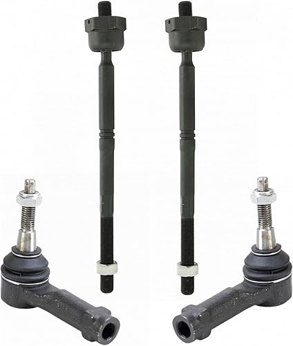 Miniatura 653 de TRQ Juego de varillas de acoplamiento delanteras interiores y exteriores, 4 piezas, compatibles con Chevrolet Cruze 2016-2019 de 16-19 voltios