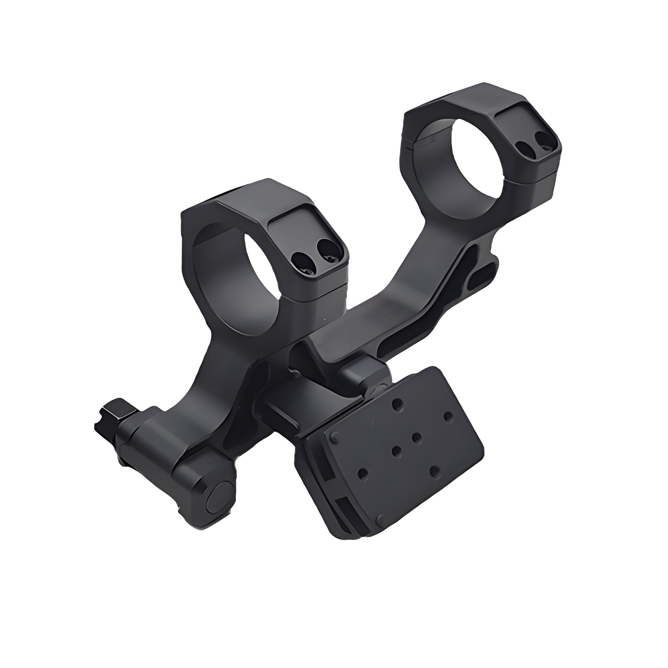 Schnellspanner-Doppelring-Ausleger-Zielfernrohrmontage, Halterungsrohr Aus Aluminiumlegierung Mit Versetzter Seitenbasis, Picatinny-Schienenmontage