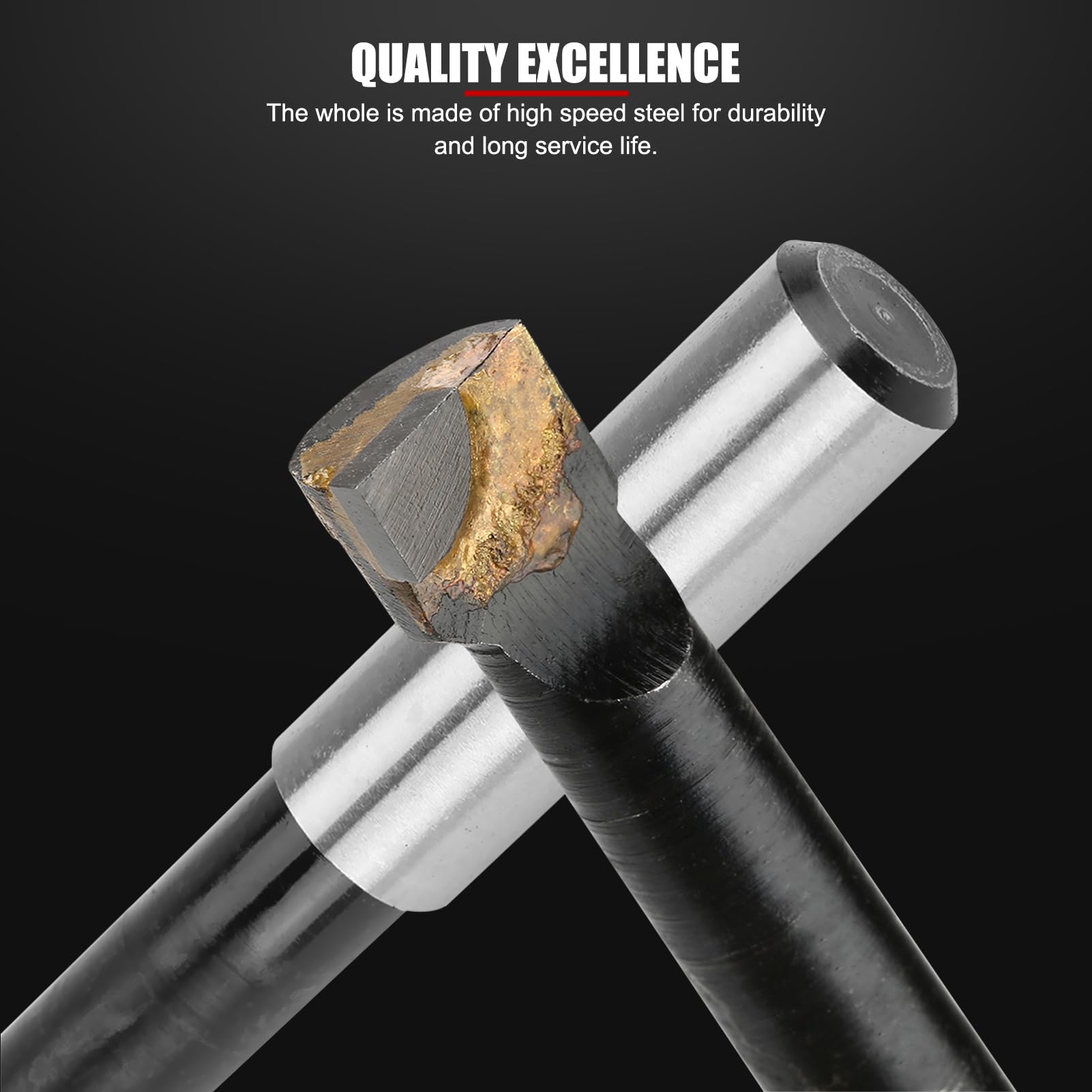 Ensemble 9 barres d'alésage en carbure de tungstène EVTSCAN, avec queue droite de 1/2" de diamètre, différentes longueurs, pour tournage sur tour, compatible avec les têtes d'alésage standard