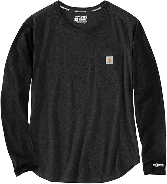 Carhartt Women's Force Relaxed Fit Midweight Long-Sleeve Pocket T-Shirt