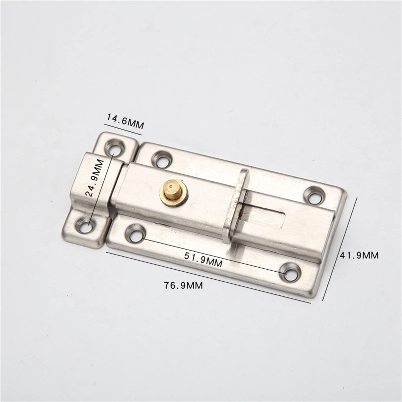 Gedotec slotbout metaal Grendel bout kastbout om te schroeven - H1255 Gedotec slotbout metaal Grendel bout kastbout om te schroeven - H1255