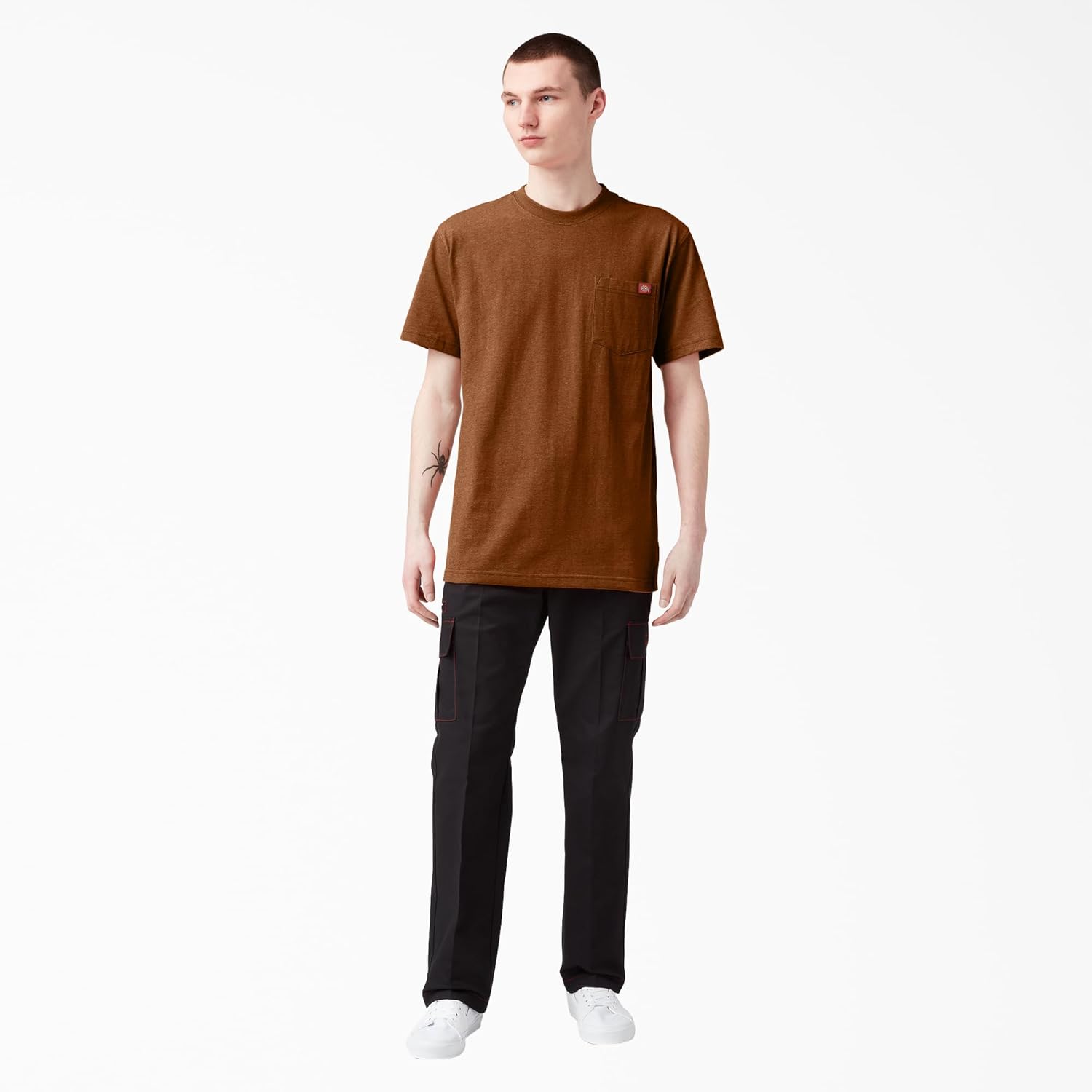 Dickies Men's Short Sleeve Heavyweight Heathered T-Shirt-Discontinued - Image 5
