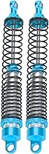 Amortecedor de amortecedor de metal RC, RC Shock Absorberc Confiabilidade Desempenho estável com material de liga de alumínio para HSP / RGT / Himoto / Redcat 1/10 RC Car(azul)