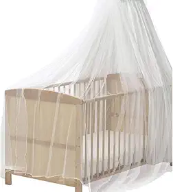 Mosquiteiro Berço Bebê Teto Rede Tela Mosquiteira Véu Tule Cama Cortinado