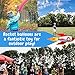 IMPRESA Flying Balloon Rockets 100-Pack with Hand Pump - Reusable Latex in Assorted Colors - Easy-Inflate Pump with Whistling Sound - Party & Outdoor Fun