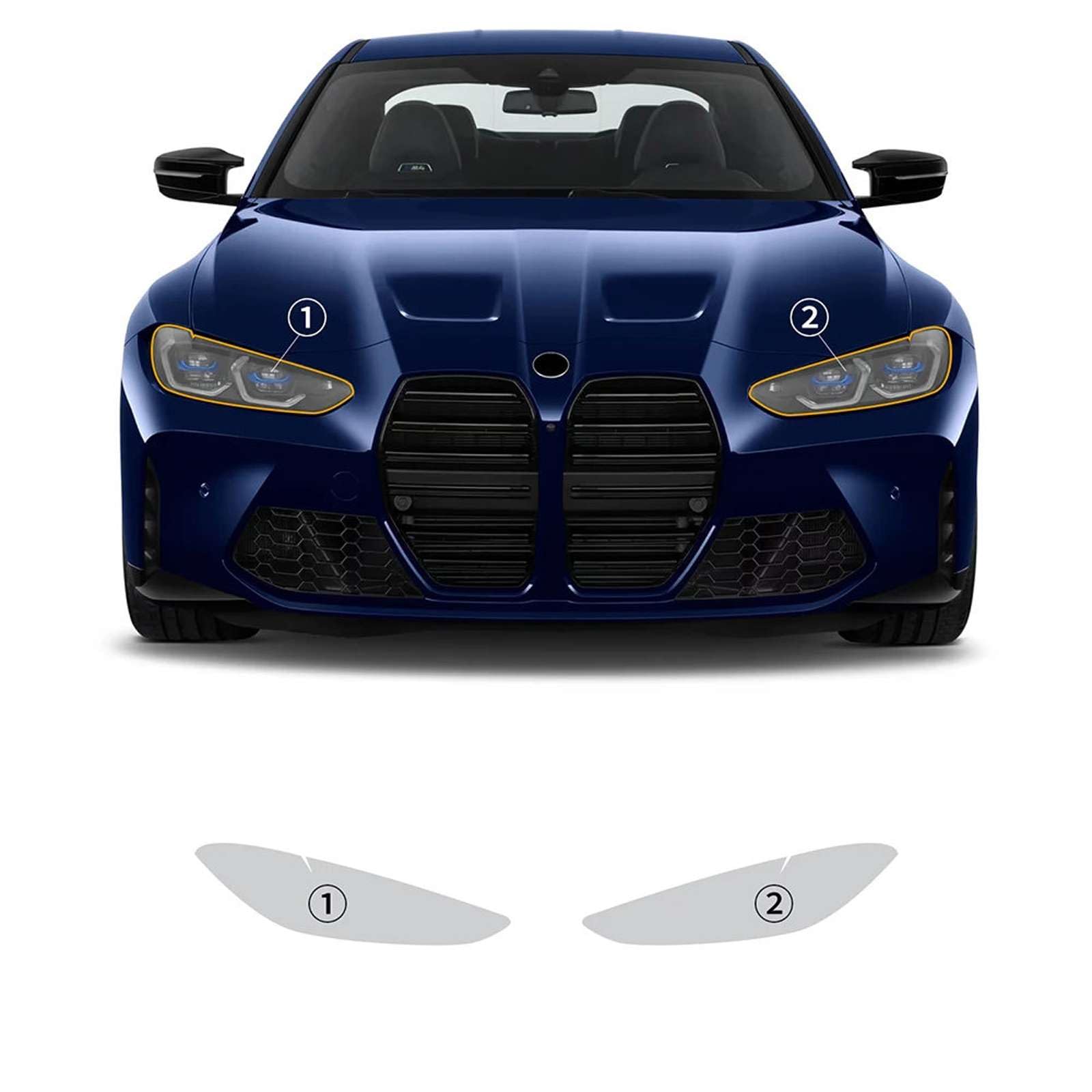Film protection peinture BMW M4 G82 Coupé transparent de haute qualité