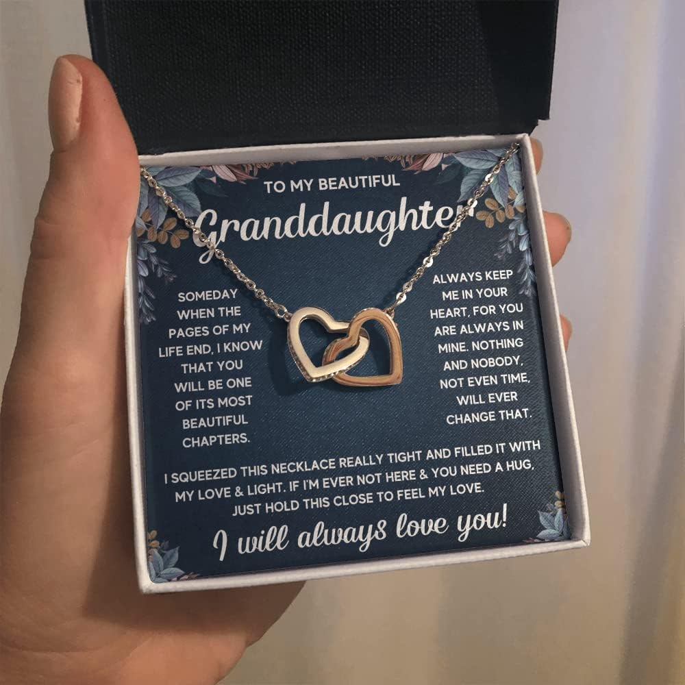 To My Granddaughter from Grandma | Birthday, Graduation, Christmas Jewelry Gift from Grandparents | Charm Necklace with Message Card and Gift Box - Image 4