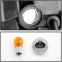 Vista 6 de ACANII - Para Nissan Rogue 14-15 Select 2008-2013, faros delanteros halógenos para conductor + lado del pasajero