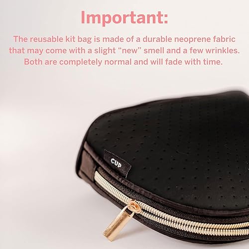 Miniatura 4 de Kit de tazas menstruales  El mejor kit de inicio de tazas de época  2 tazas lavado 30 toallitas lubricante y taza de transporte público  demostrado