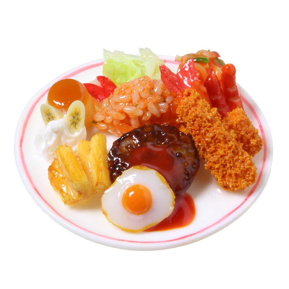 Amazon.co.jp: 食品サンプル屋さんのマグネット（お子様ランチ）【食品 