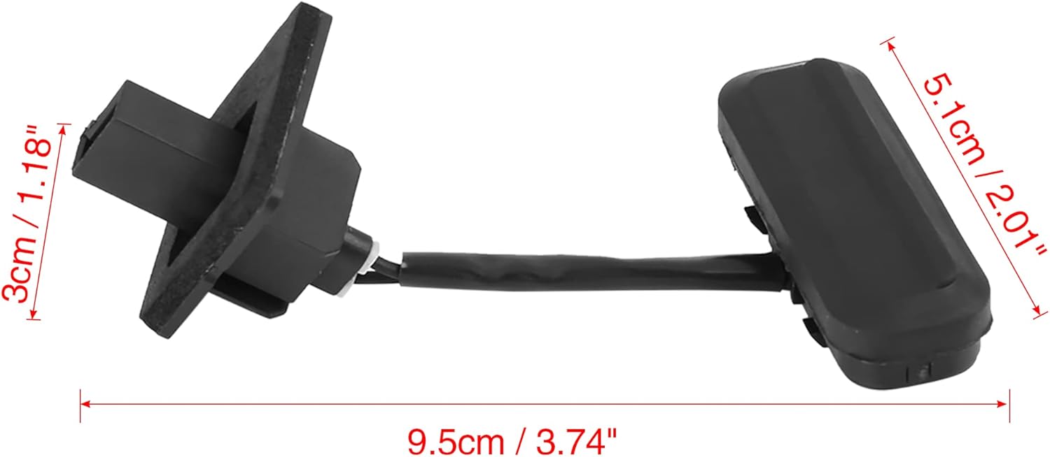 Car Trunk Switch Button Car Boot Tailgate Release Switch Plastic Rear Door Release Trunk Switch for Opel 13422268