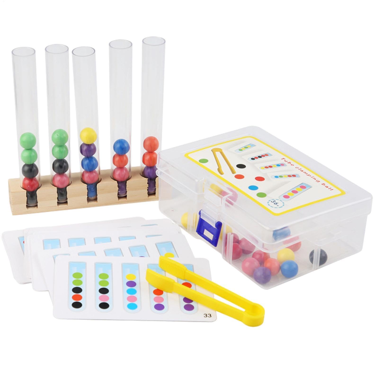 Colour Sorting Toys For Kids, Color Sorting Kit Test Tube Fine Motor Skills