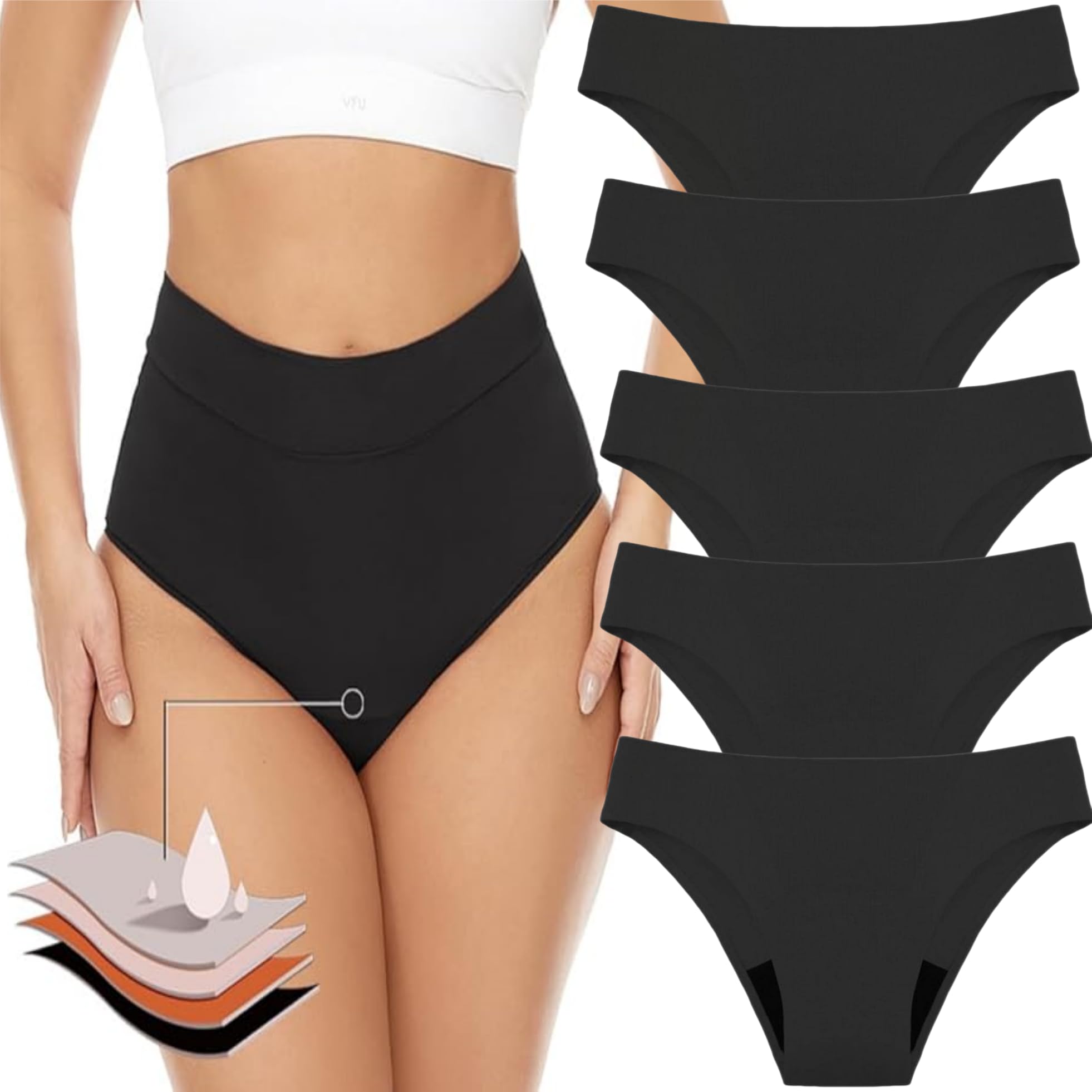 DYKeWei Mujer Tallas Grandes Parte Inferior de Bikini de Cintura Alta Calzoncillos de Natación Pantalones Cortos de Playa Parte Inferior Fruncida Parte Inferior de Natación de Corte Bikini Microfibra Mujer