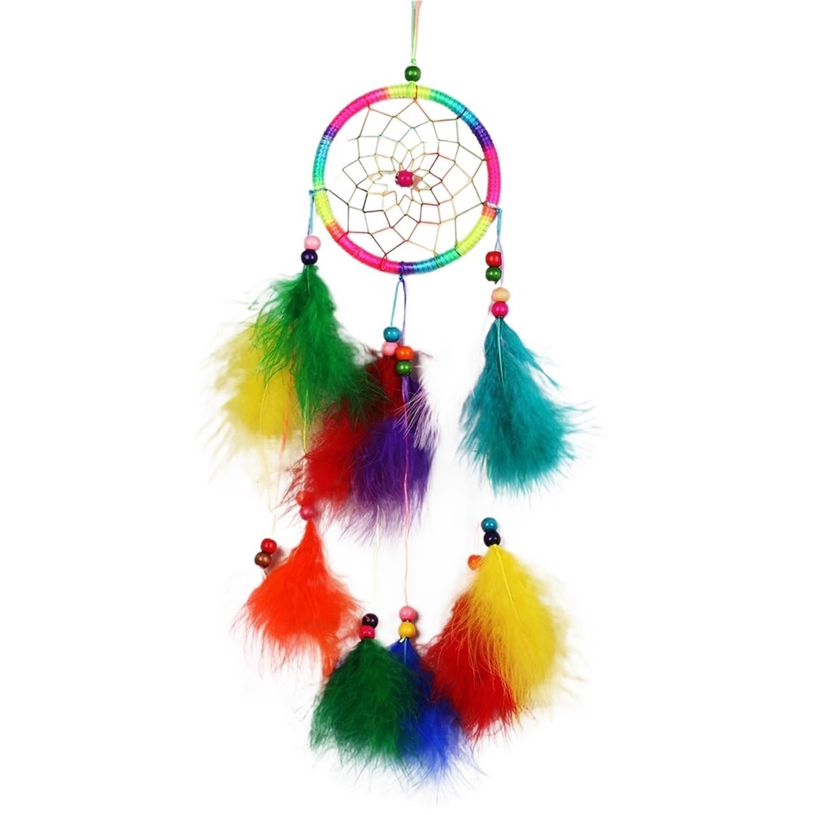 Acchiappasogni 3 pezzi di acchiappasogni fatti a mano, decorazione da appendere alla parete, for festa matrimonio(Colorful)