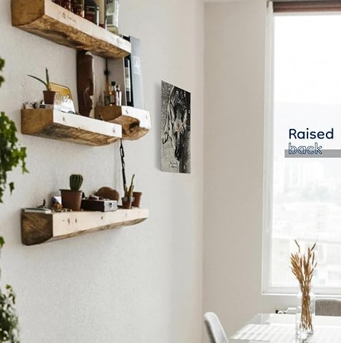 Miniatura 3 de 3dRose DPP_4620_1 LLC Reloj de pared de pastor alemán, 10 x 10 pulgadas