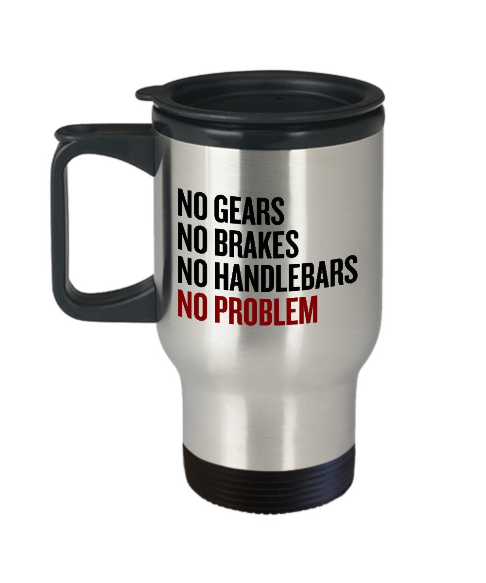 16 oz ceramic coffee mug unicycle 10 oz. Insulated Stoneware Travel Mug main image 1