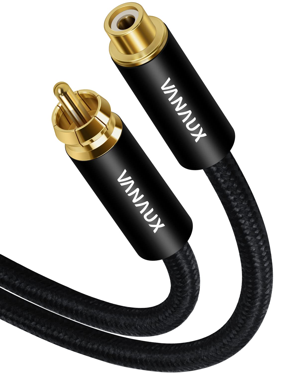 VANAUX Subwoofer Extension Cable Male to Female Digital Coaxial Audio