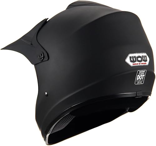 Miniatura 5 de WOW Casco de motocross BMX MX ATV para niños y jóvenes, casco Dianosour Dragon + gafas + guante marciano juvenil paquete HJOY MG