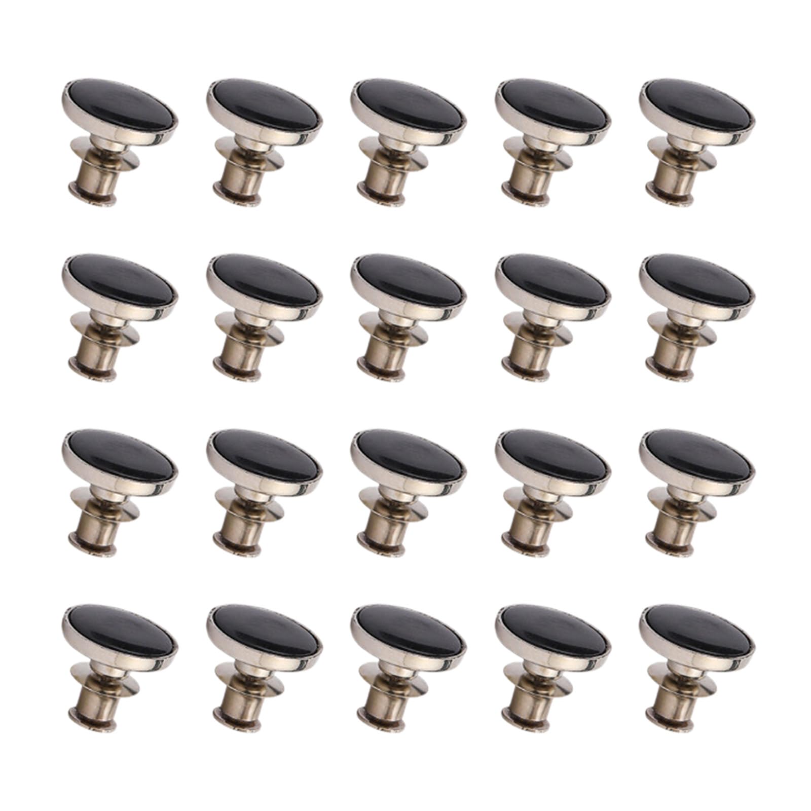 Buxuaaaa L 20Pcs Round Waist Extenders Jeans Waist Tighteners Adjustable Button Pants Button For Jeans Dress Jean Tightener