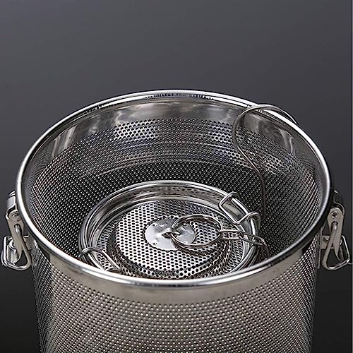 Passoire d'assaisonnement en acier inoxydable durable avec chaîne de fixation - 5