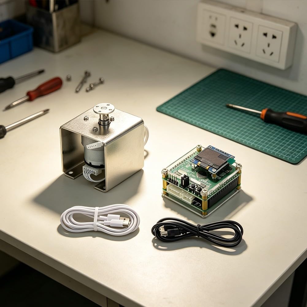 Kit Aprendizaje Motor DC 12V con Encoder Magnético