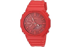 G-SHOCK GA-2100-4A: Embracing Utility with a Vibrant Red Hue