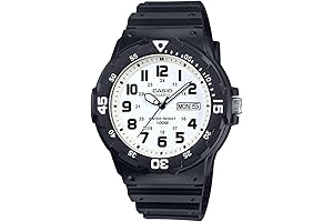 Casio MRW200H-7BV Classic Black Analog Display Quartz Watch for Men