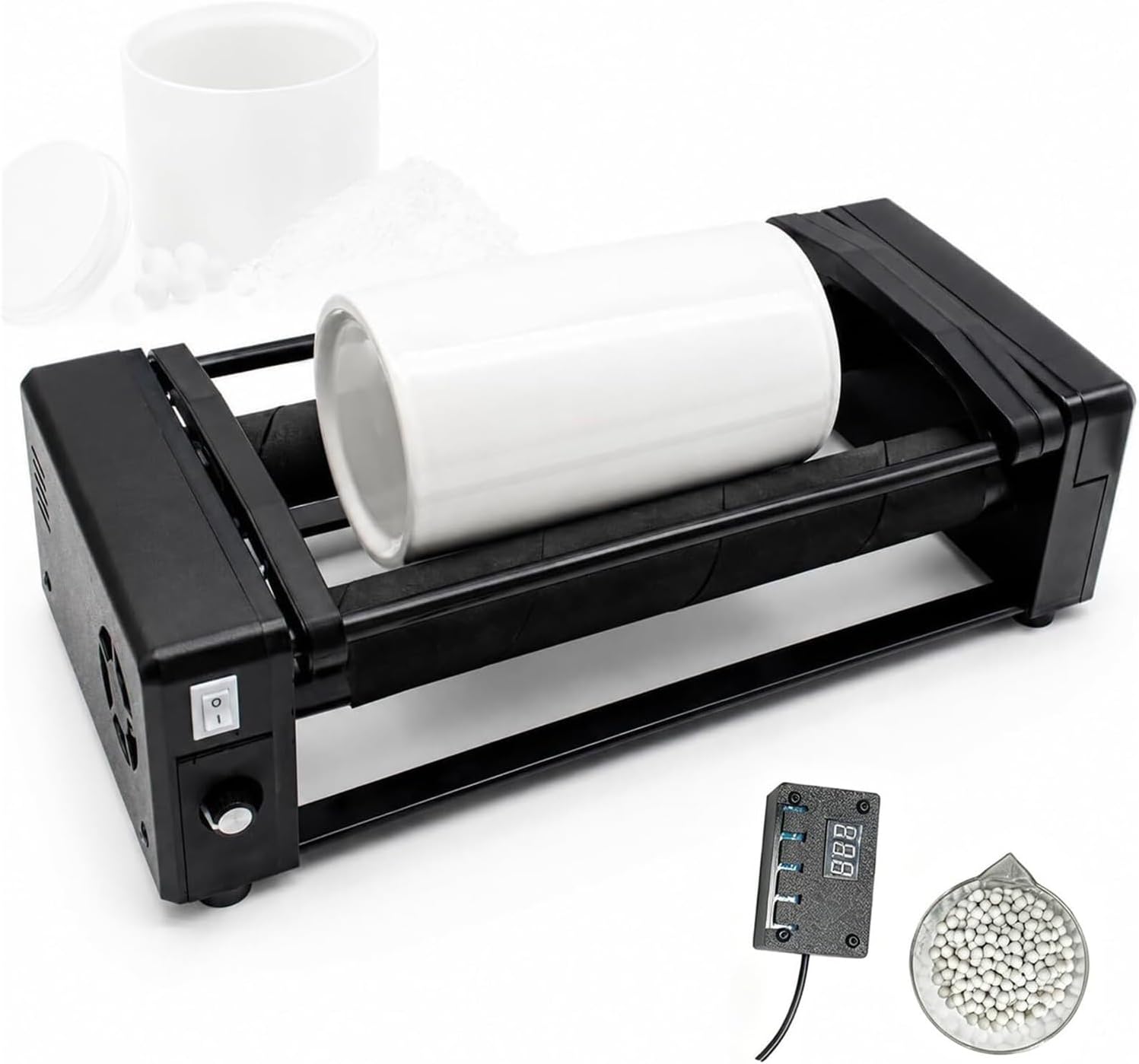 Desktop Ball Mill & Polisher, Horizontal Grinder