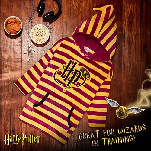 Harry Potter Oversized Hoodie Blanket for Girls Boys, Gifts for Kids Red - Image 3