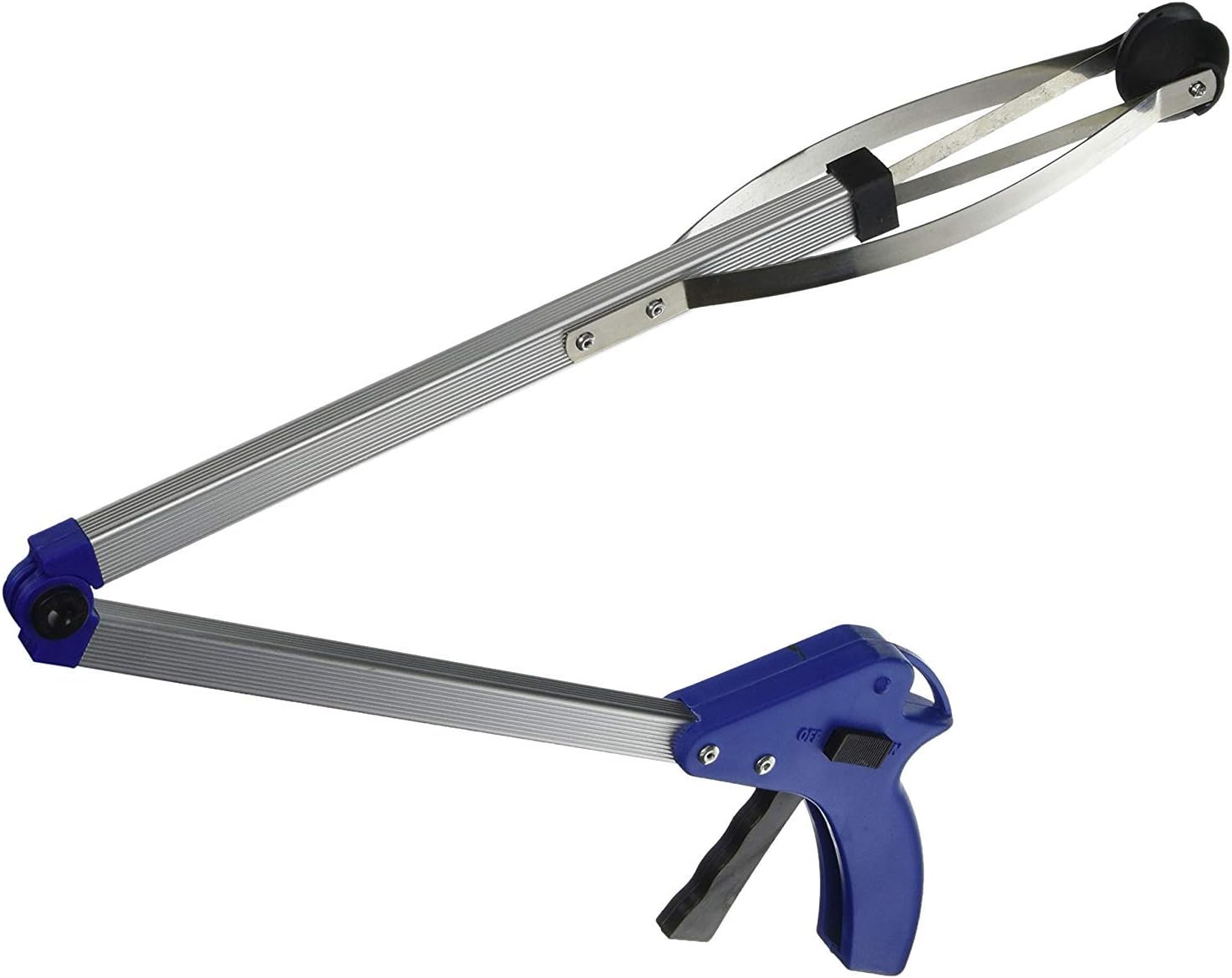 2 Pack Folding Pick Up Tool Grabber 30" Reacher Stick Reaching Grab Extend Reach