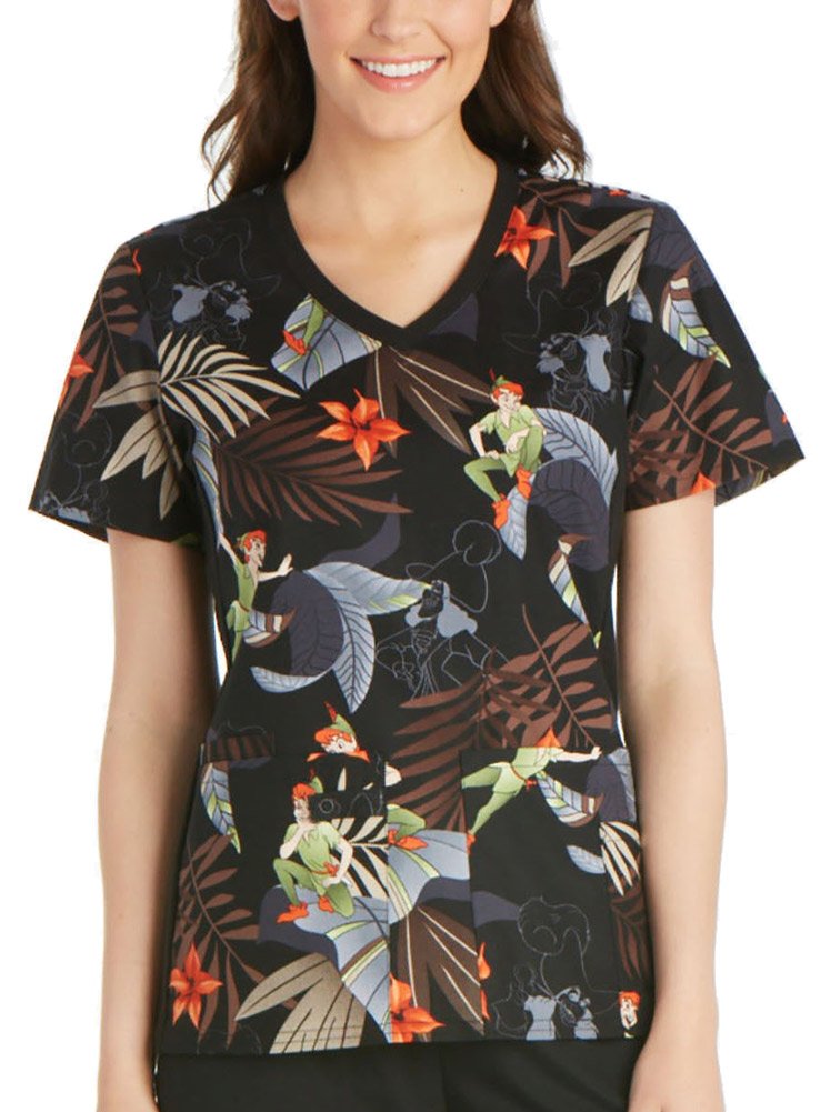 peter pan scrub top