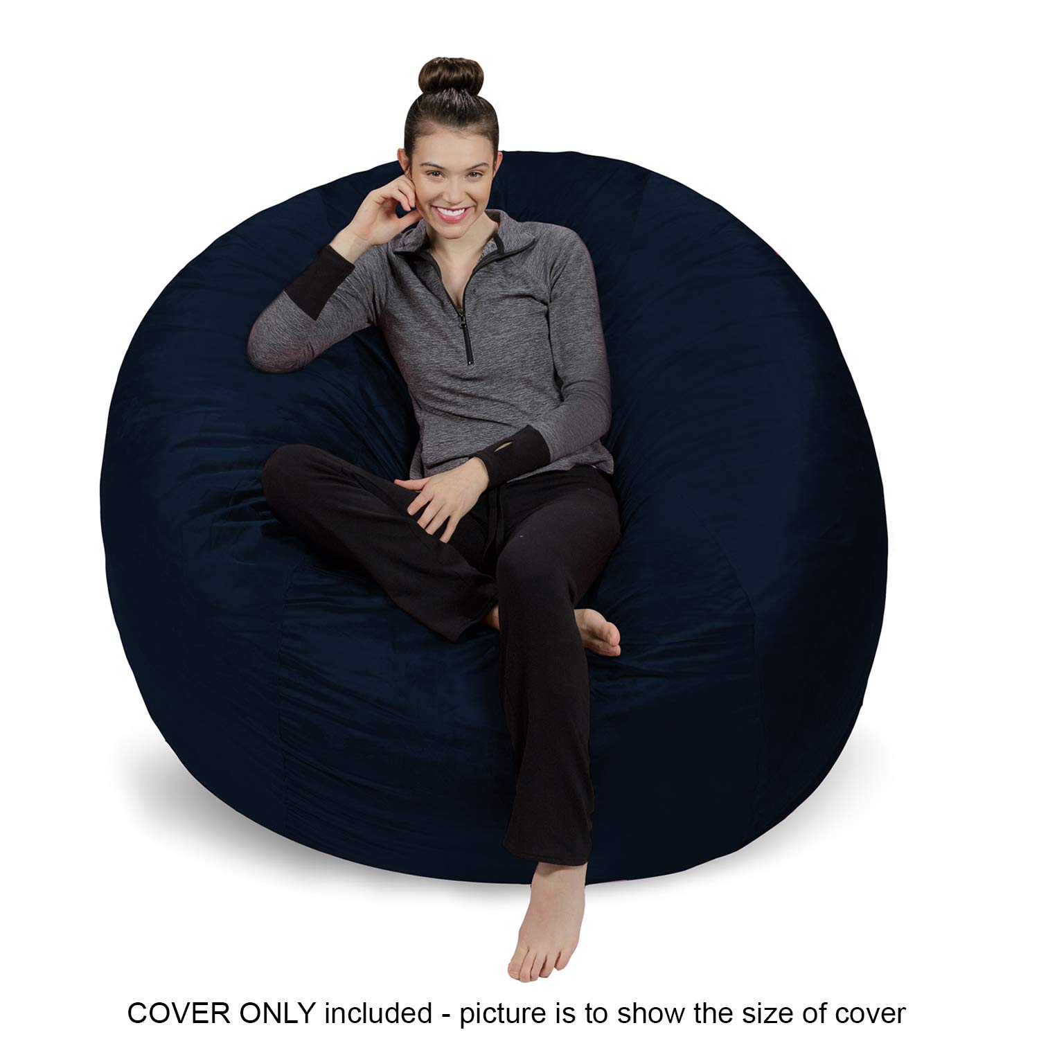 extra large bean bolsa couch