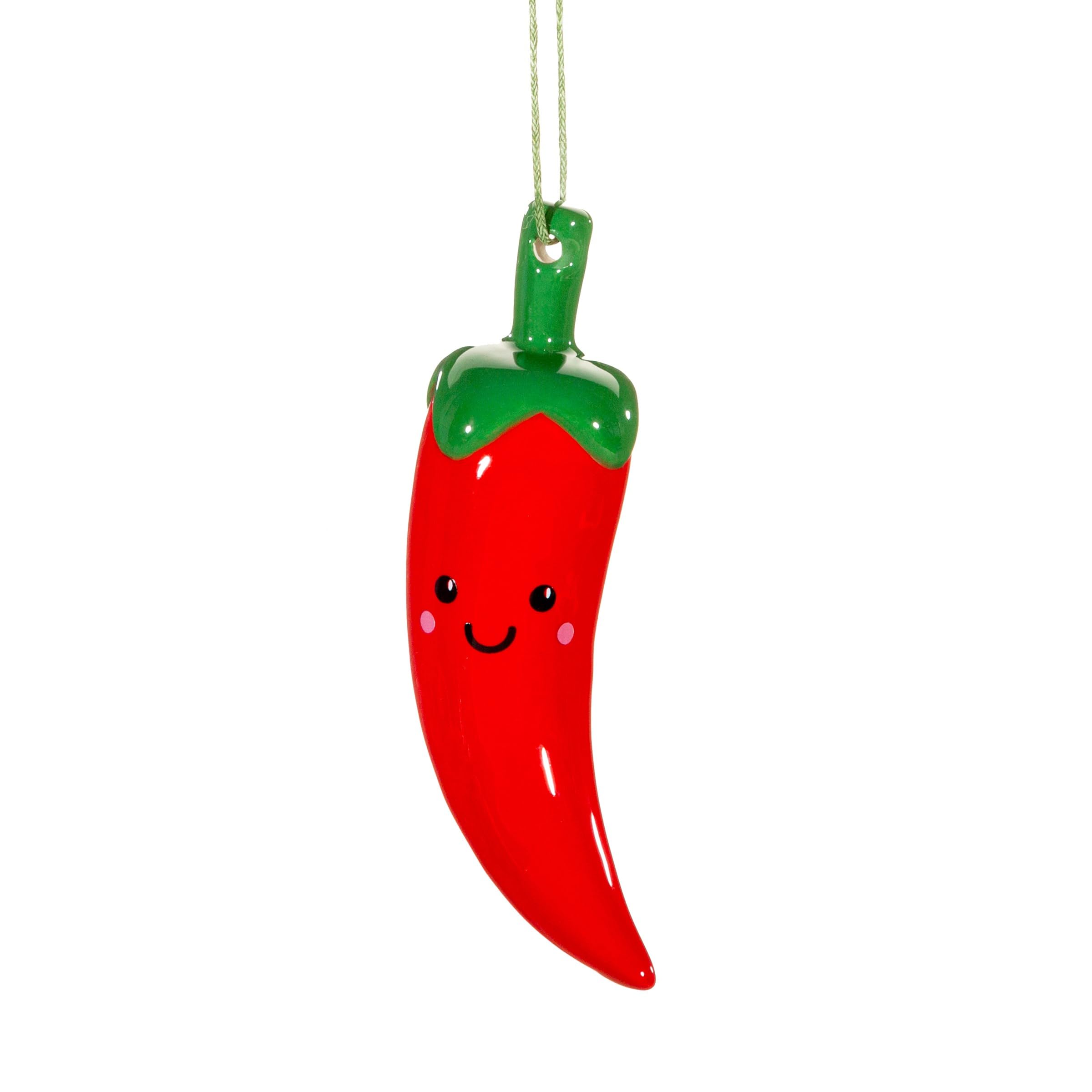 Sass & Belle Chilli Pepper Shaped Ceramic Decoration