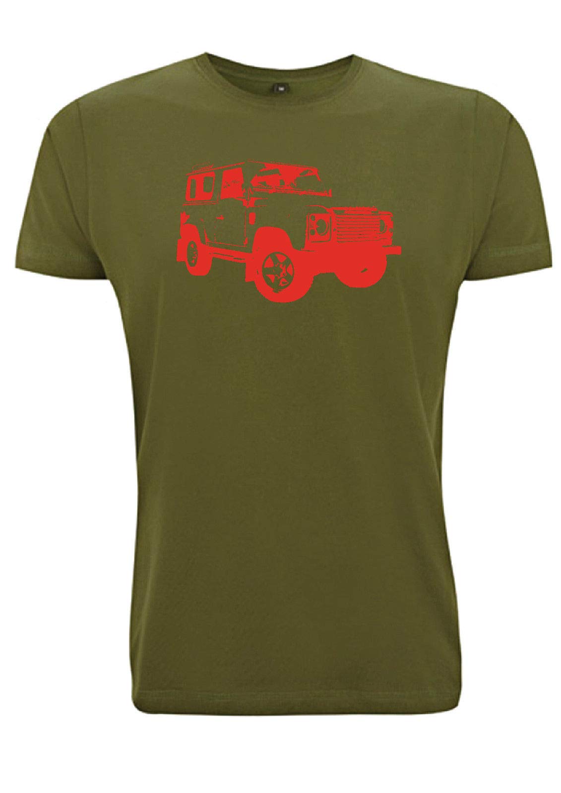 Time 4 TeeLandrover Defender Graphic T Shirt Off Road T Shirt 90 British Car 4WD